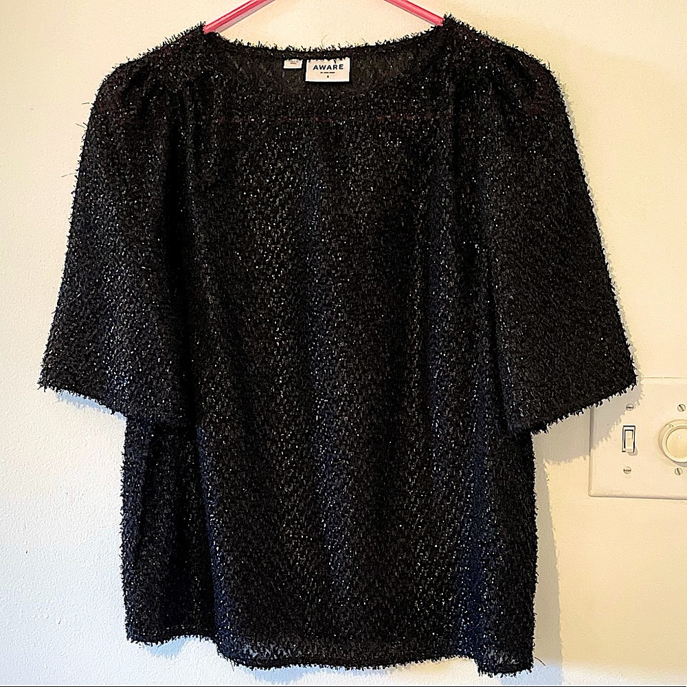 The perfect holiday top! Sparkly size small top by Aware by Vero Moda.